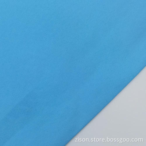 Skin-friendly Dyed Plain Polyester Pongee Baby Blue Fabrics